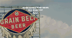 Desktop Screenshot of grainbelt.com